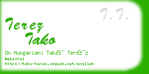 terez tako business card